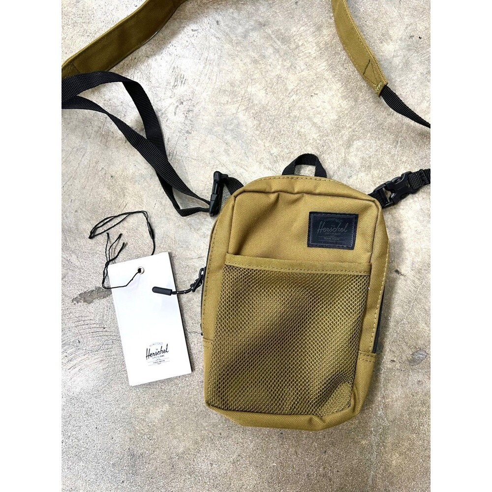 NWT Herschel Supply Co Sinclair Large Crossbody Bag Olive Canvas Utility Green